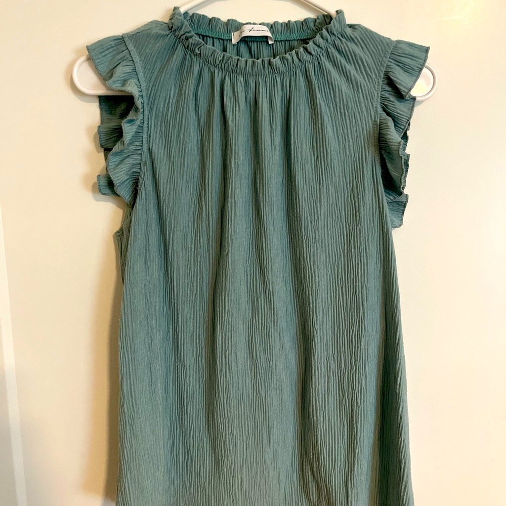 Teal Maternity Blouse from Pink Blush